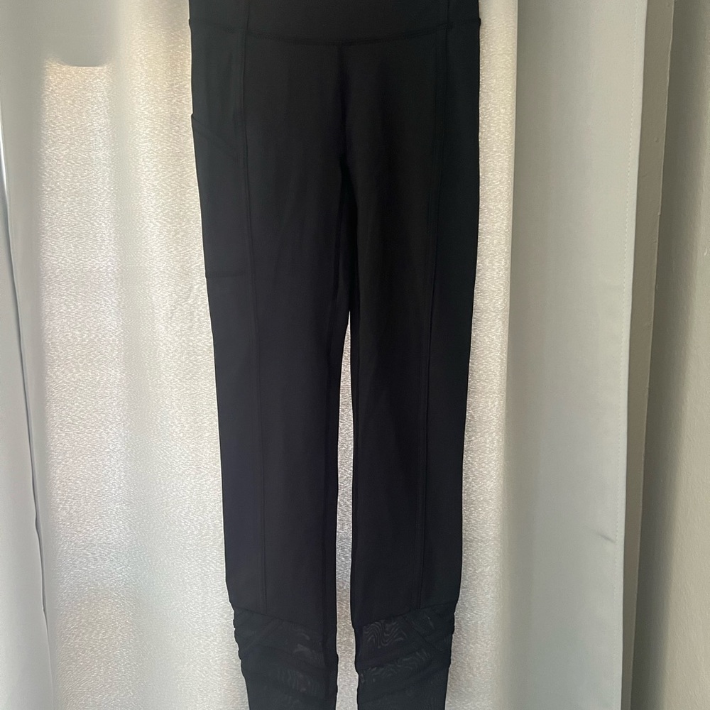 Lilly Pulitzer Luxletic Pink and Black Leggings